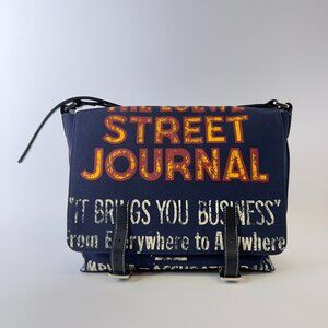 LOEWE Street Journal Messenger Bag Navy